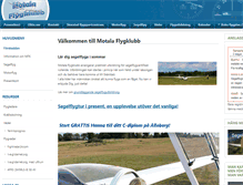 Tablet Screenshot of motalaflygklubb.se